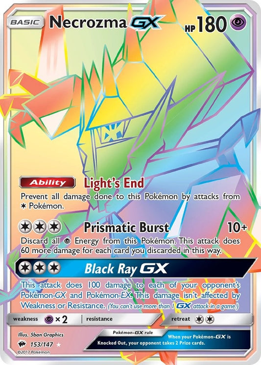 Image for Necrozma GX (Secret) (153/147) - Pokemon