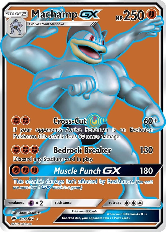 Image for Machamp GX (Full Art) (135/147) - Pokemon