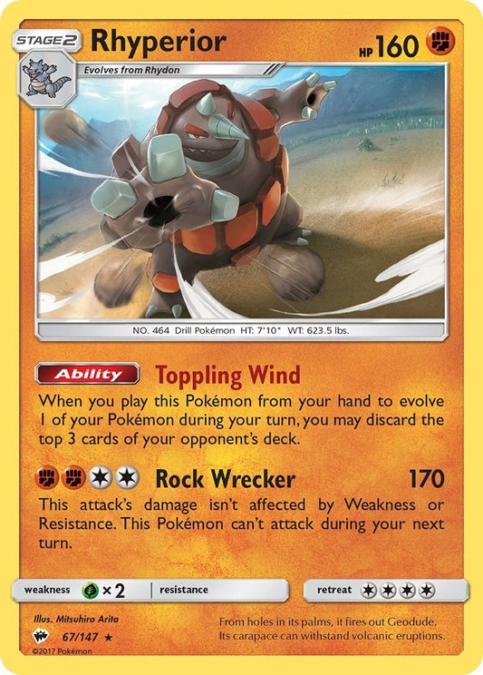 Image for Rhyperior (67/147) - Pokemon