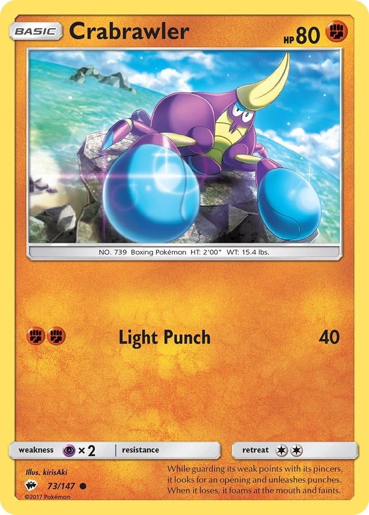 Image for Crabrawler (73/147) - Pokemon