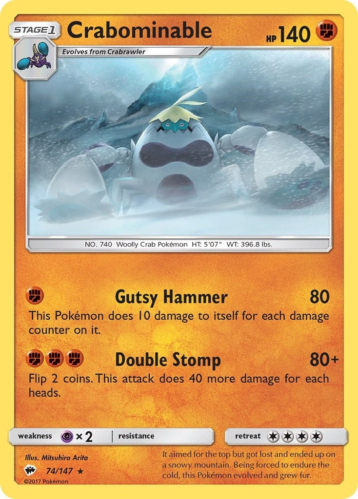 Image for Crabominable (74/147) - Pokemon