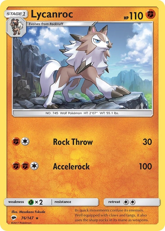 Image for Lycanroc (76) (76/147) - Pokemon