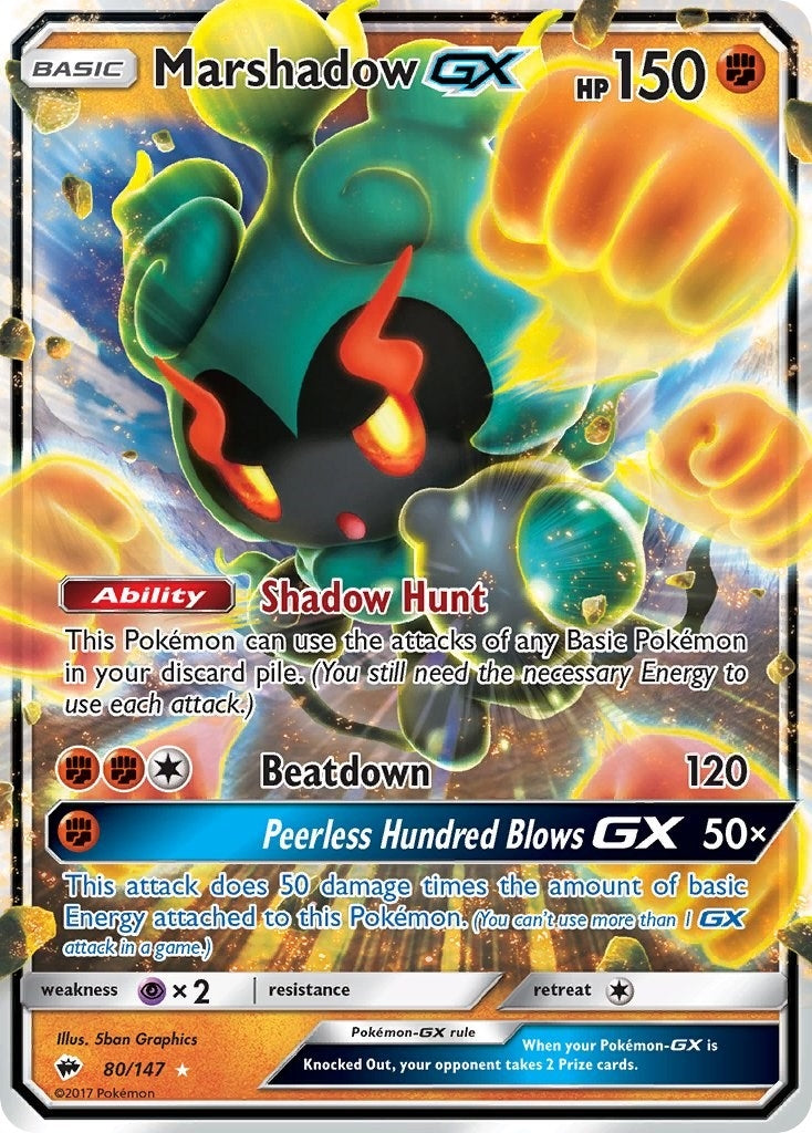 Image for Marshadow GX (80/147) - Pokemon