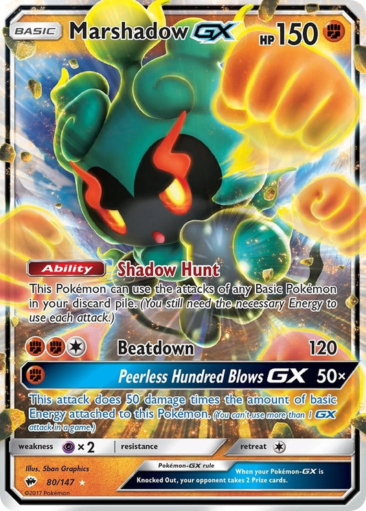 Image for Marshadow GX (80/147) - Pokemon