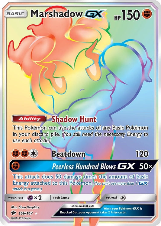Image for Marshadow GX (Secret) (156/147) - Pokemon
