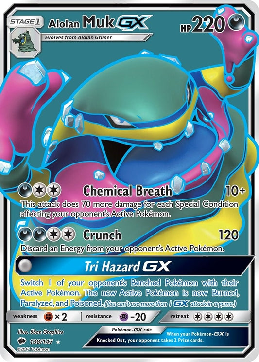 Alolan Muk GX (Full Art) (138/147)