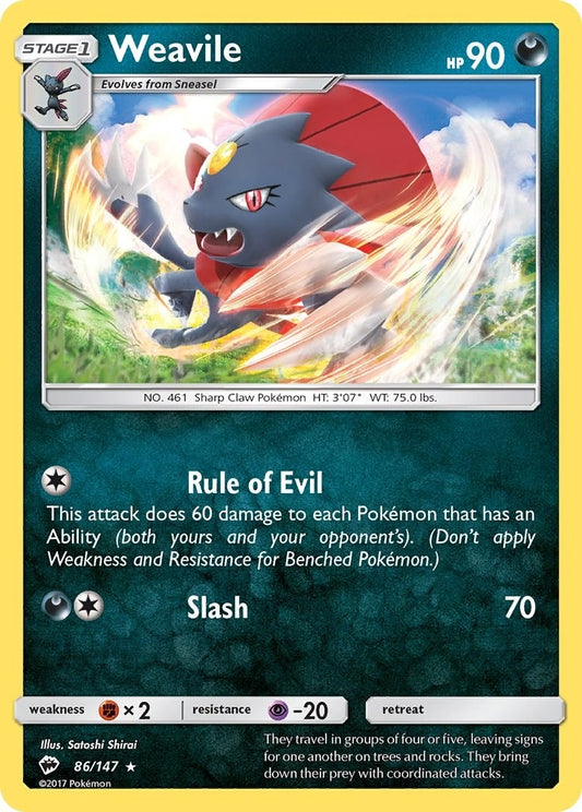 Image for Weavile (86/147) - Pokemon