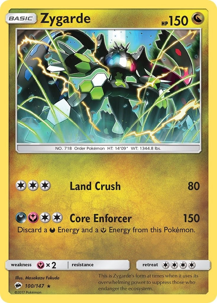 Image for Zygarde (100/147) - Pokemon