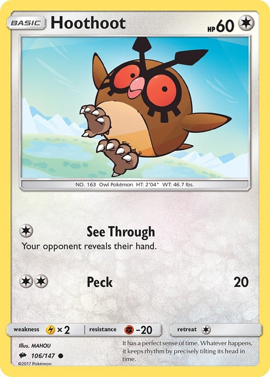Image for Hoothoot (106/147) - Pokemon