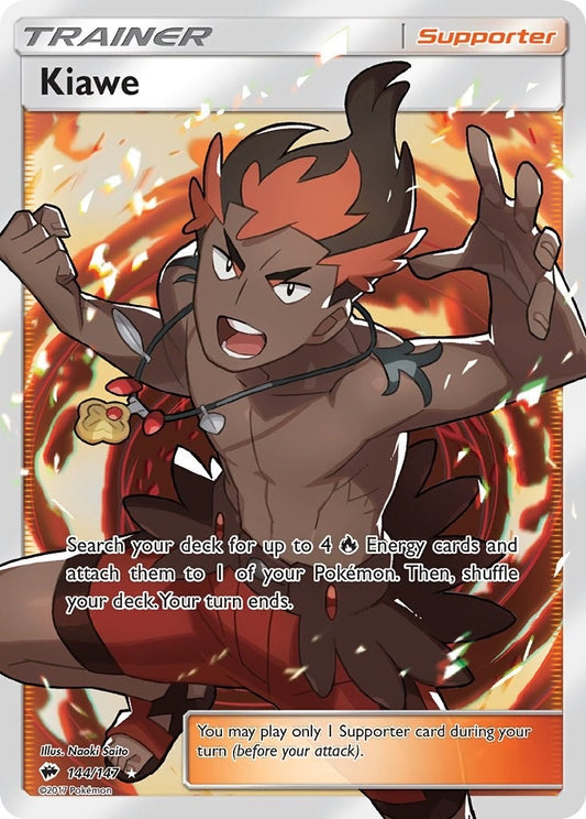 Image for Kiawe (Full Art) (144/147) - Pokemon