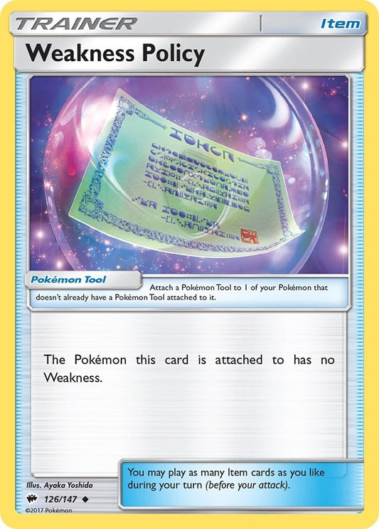 Image for Weakness Policy (126/147) - Pokemon