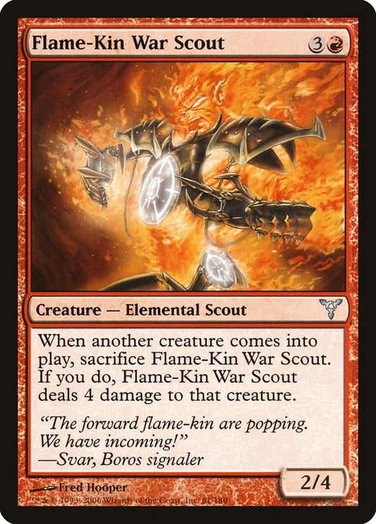 Image for Flame-Kin War Scout (61) - Magic: The Gathering