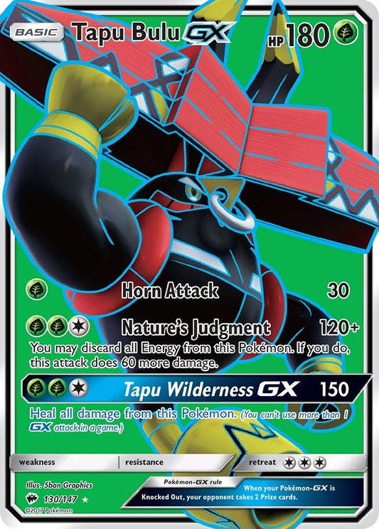 Image for Tapu Bulu GX (Full Art) (130/147) - Pokemon