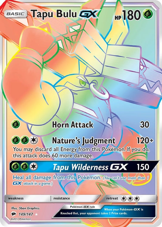 Image for Tapu Bulu GX (Secret) (149/147) - Pokemon