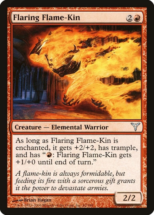 Image for Flaring Flame-Kin (62) - Magic: The Gathering