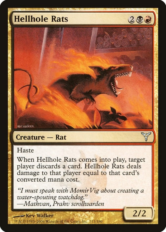 Image for Hellhole Rats (113) - Magic: The Gathering