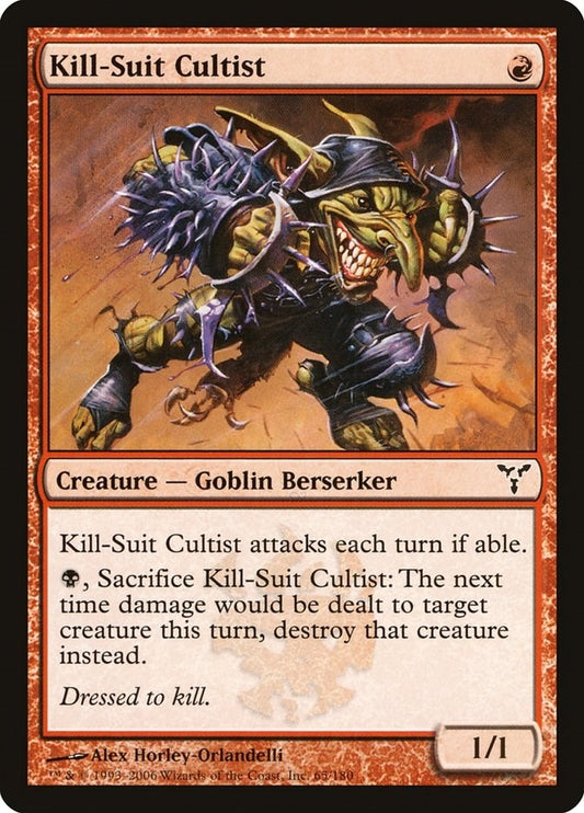 Image for Kill-Suit Cultist (65) - Magic: The Gathering