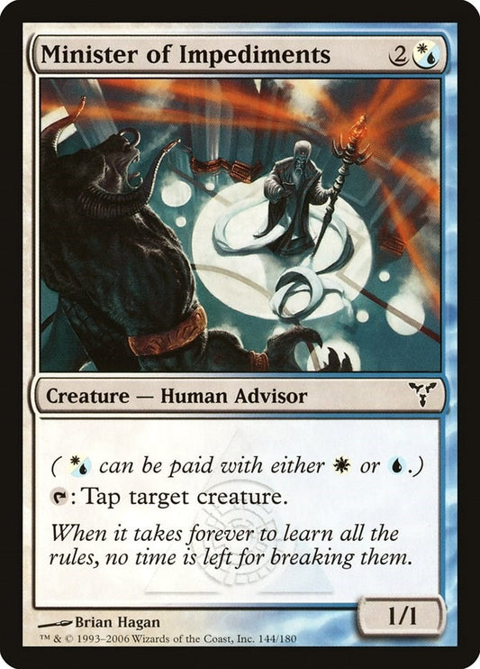 Image for Minister of Impediments (144) - Magic: The Gathering