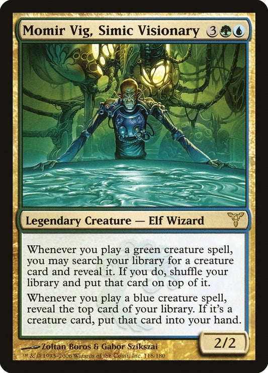 Image for Momir Vig, Simic Visionary (118) - Magic: The Gathering
