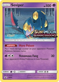Image for Seviper - SM46 (Prerelease) [Staff] (SM46) - Pokemon