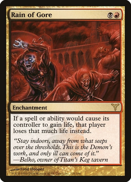 Image for Rain of Gore (126) - Magic: The Gathering