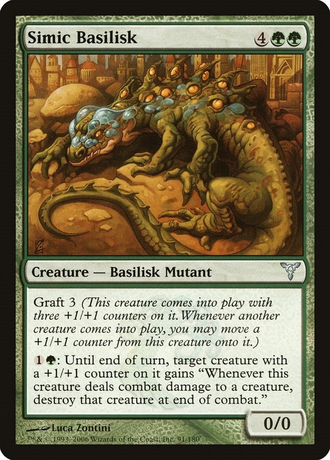 Image for Simic Basilisk (91) - Magic: The Gathering