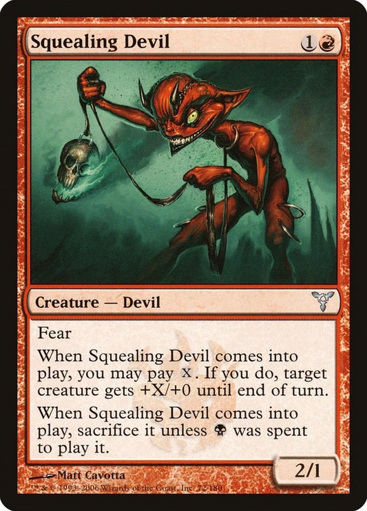 Image for Squealing Devil (72) - Magic: The Gathering