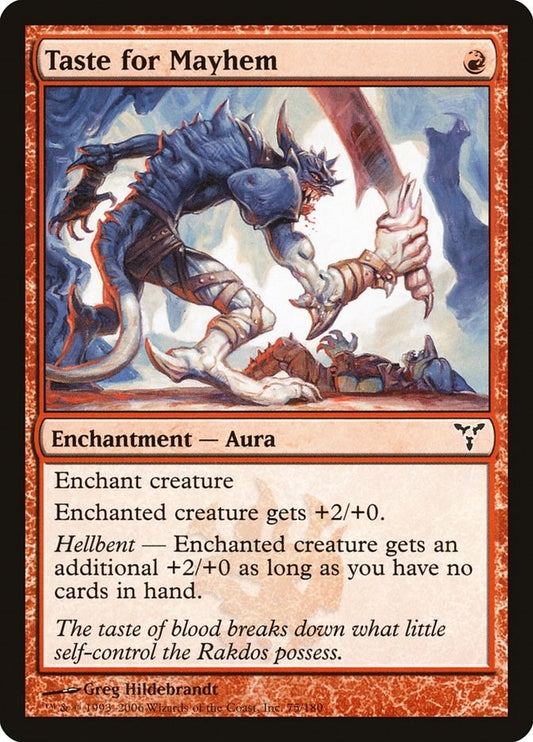 Image for Taste for Mayhem (75) - Magic: The Gathering
