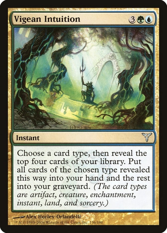 Image for Vigean Intuition (136) - Magic: The Gathering