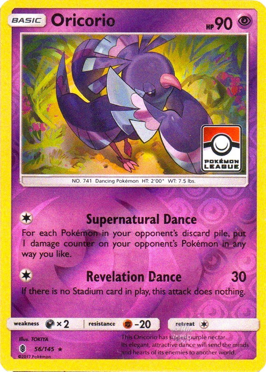 Image for Oricorio - 56/145 (Pokemon League) (056/145) - Pokemon