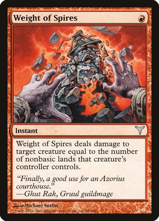 Image for Weight of Spires (78) - Magic: The Gathering