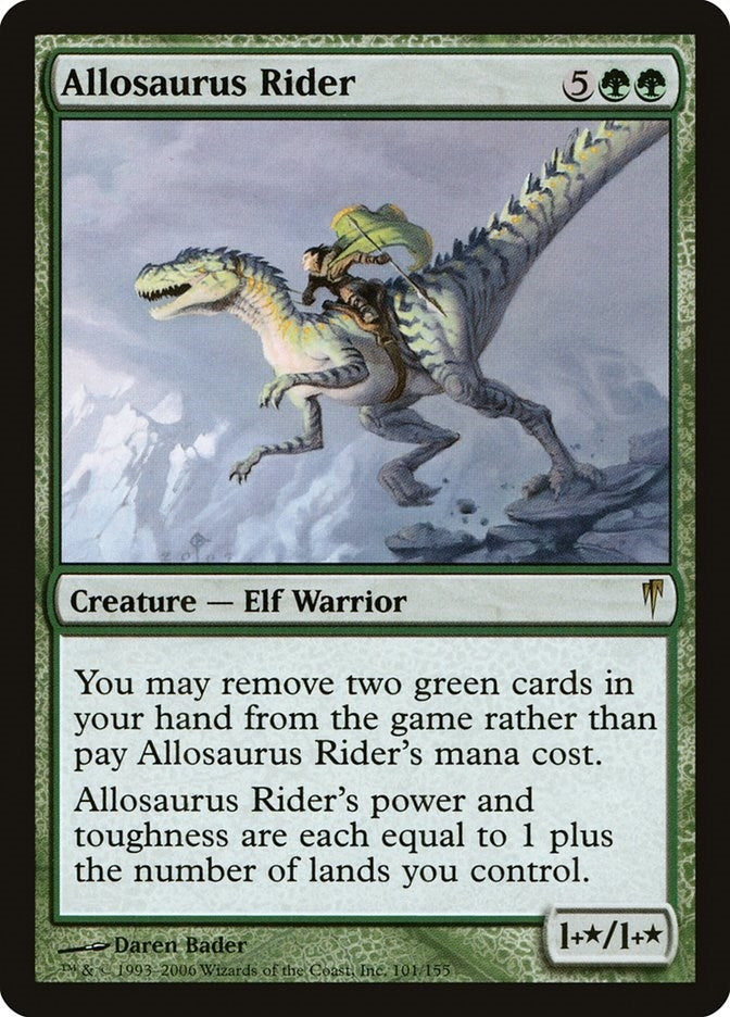 Image for Allosaurus Rider (101) - Magic: The Gathering