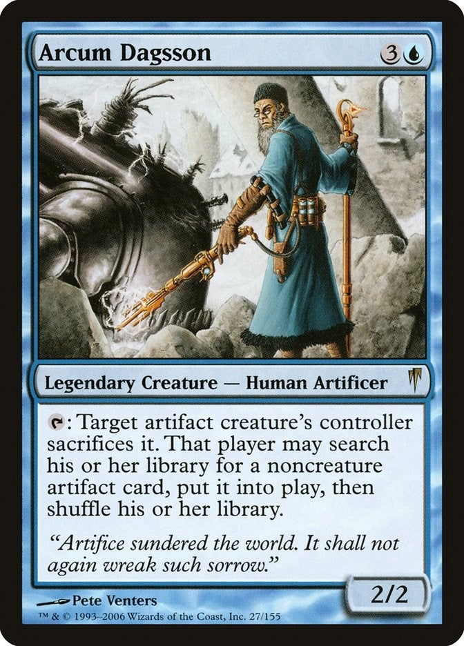 Image for Arcum Dagsson (27) - Magic: The Gathering