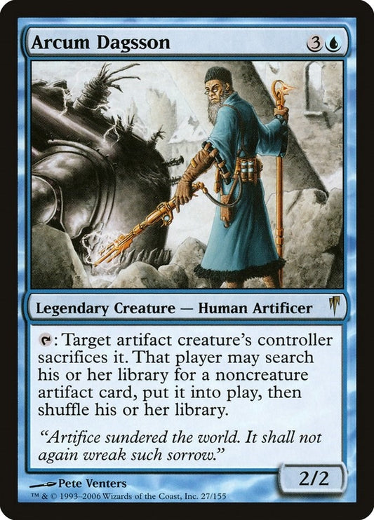 Image for Arcum Dagsson (27) - Magic: The Gathering