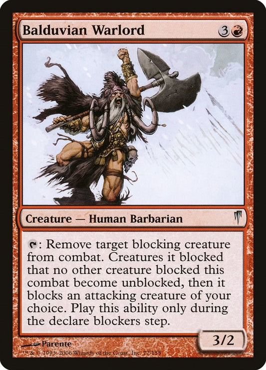 Image for Balduvian Warlord (77) - Magic: The Gathering