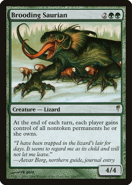 Image for Brooding Saurian (106) - Magic: The Gathering