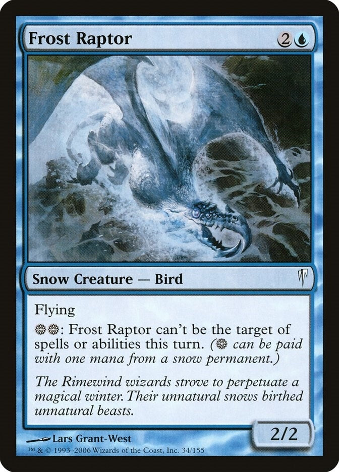 Image for Frost Raptor (34) - Magic: The Gathering