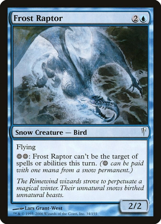 Image for Frost Raptor (34) - Magic: The Gathering