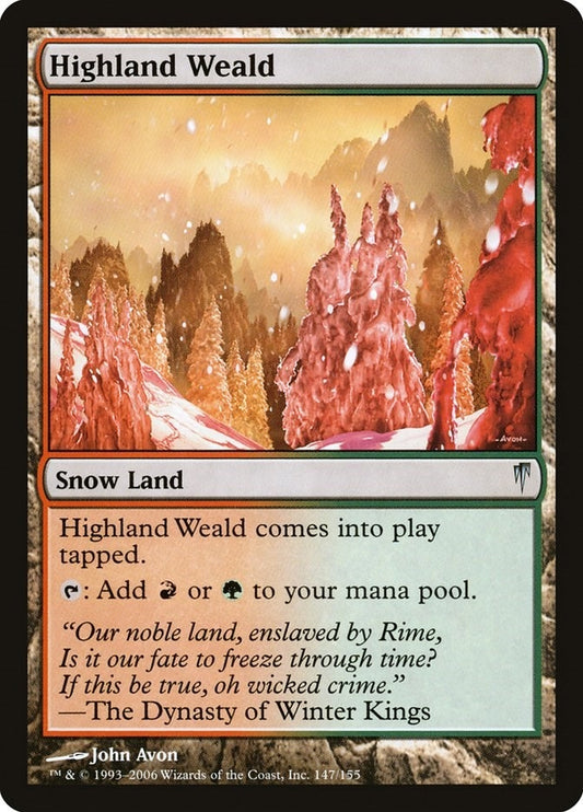 Image for Highland Weald (147) - Magic: The Gathering
