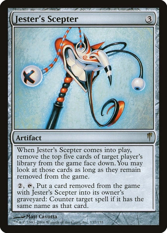 Image for Jester's Scepter (137) - Magic: The Gathering