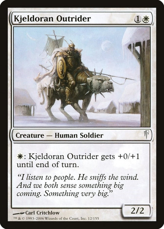 Image for Kjeldoran Outrider (12) - Magic: The Gathering