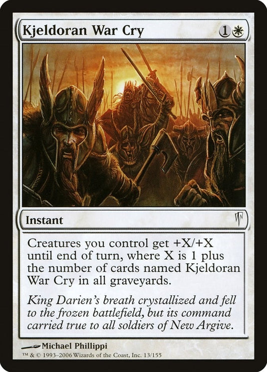 Image for Kjeldoran War Cry (13) - Magic: The Gathering