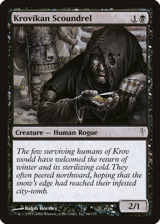 Image for Krovikan Scoundrel (64) - Magic: The Gathering