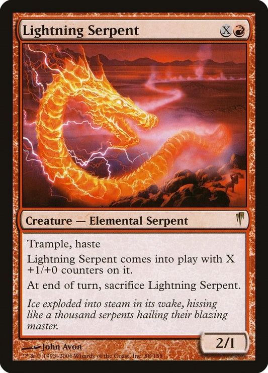 Image for Lightning Serpent (88) - Magic: The Gathering