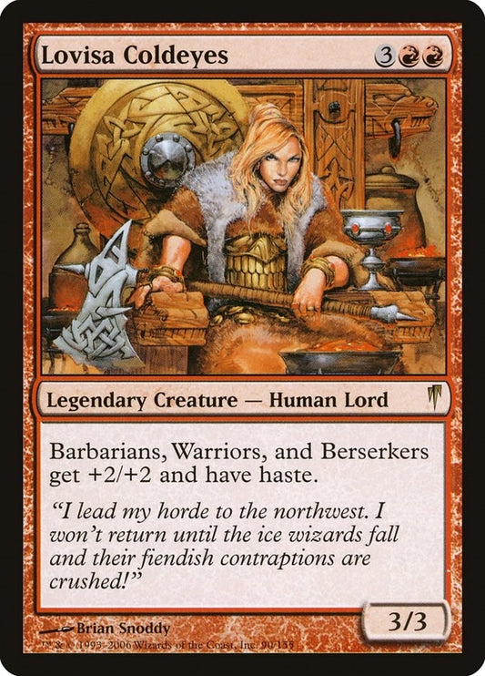 Image for Lovisa Coldeyes (90) - Magic: The Gathering