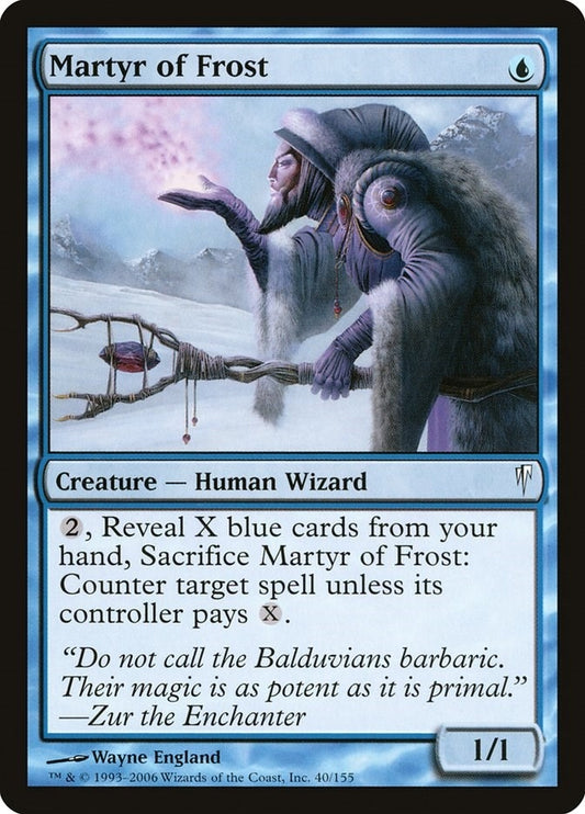 Image for Martyr of Frost (40) - Magic: The Gathering