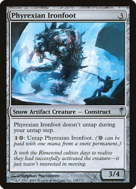 Image for Phyrexian Ironfoot (139) - Magic: The Gathering