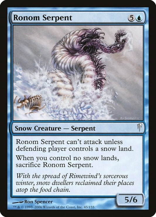 Image for Ronom Serpent (45) - Magic: The Gathering