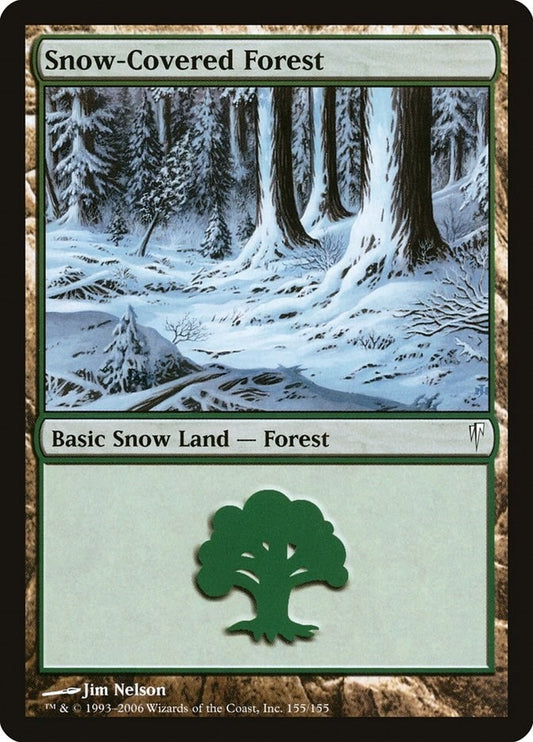 Image for Snow-Covered Forest (155) - Magic: The Gathering