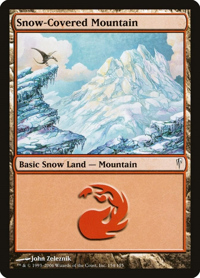 Image for Snow-Covered Mountain (154) - Magic: The Gathering